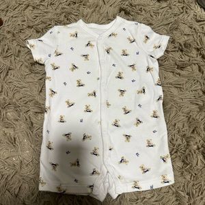 Baby Boys Cotton Short Sleeved Polo Shortall